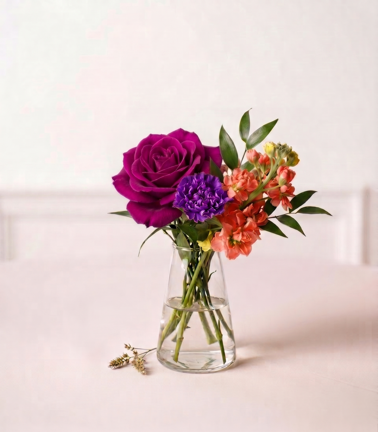 Wedding Rehearsal Dinner Table Centerpiece | Graduation Party Flower Arrangement