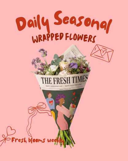 Seasonal Wrapped Bouquet