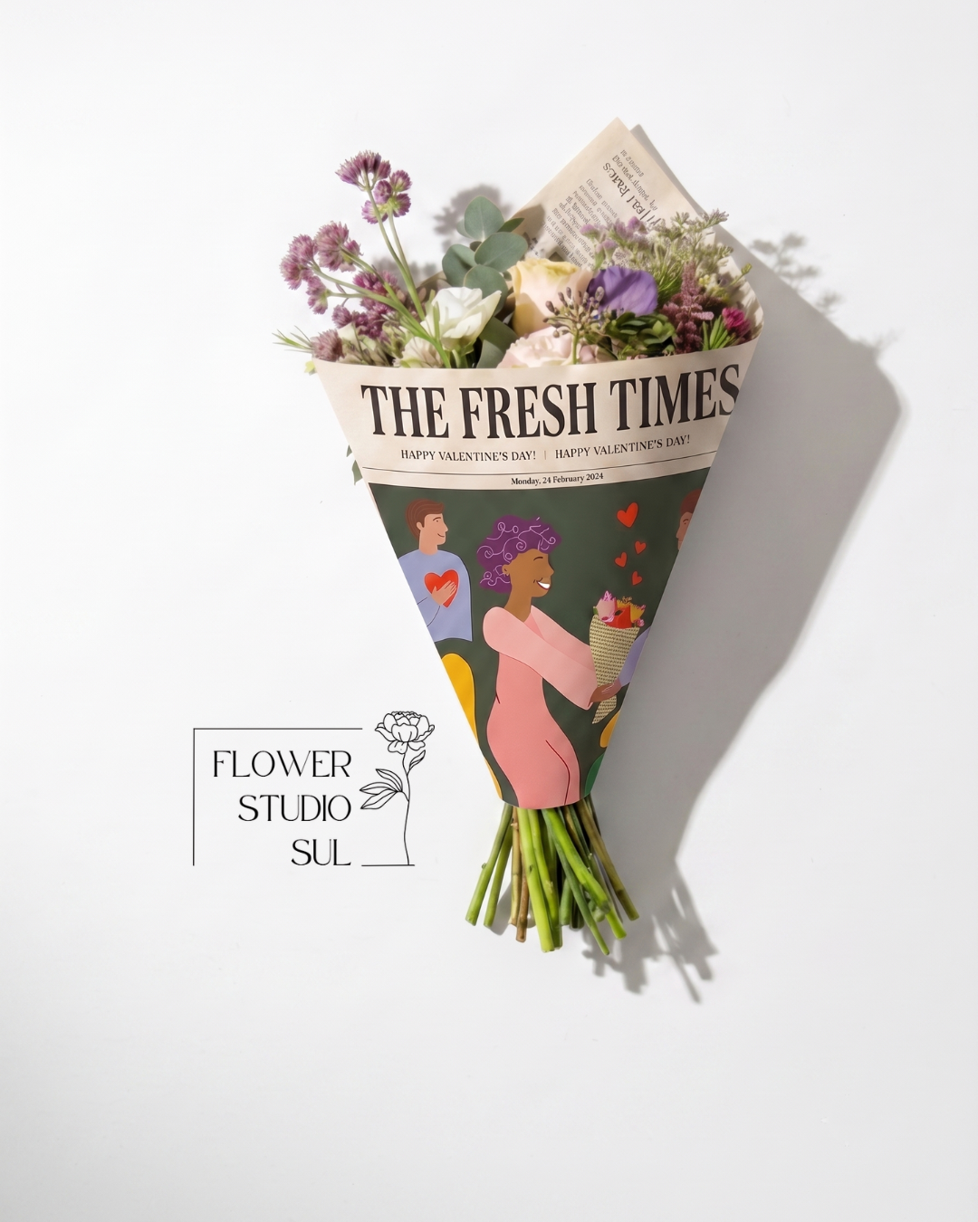 Seasonal Wrapped Bouquet