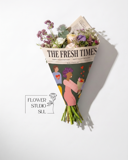 Seasonal Wrapped Bouquet