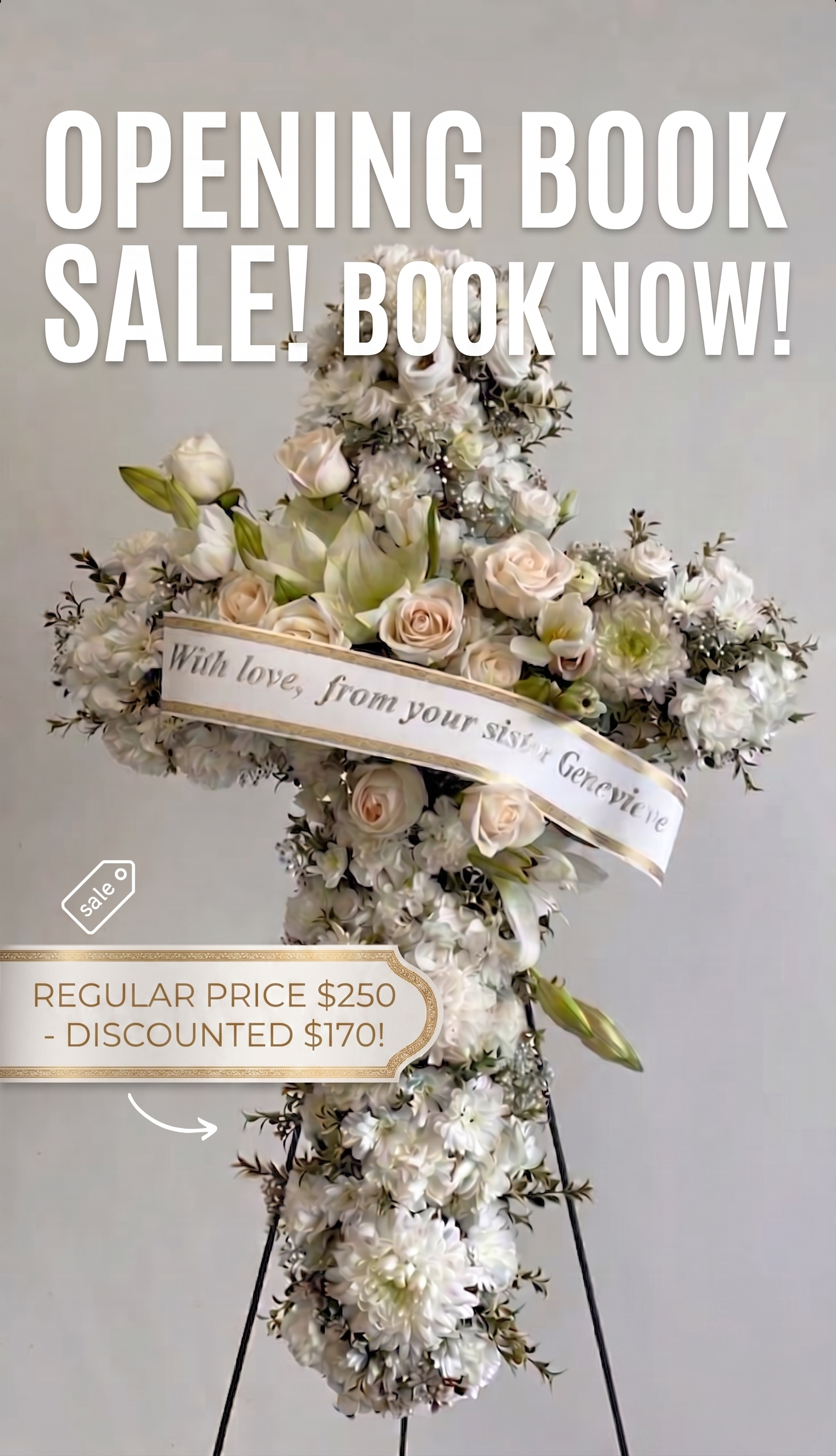 Funeral Sympathy Flower Arrangement