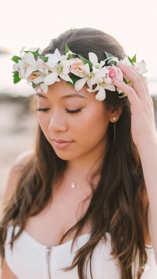 Haku Lei " Orchid Love"