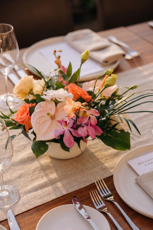 Hawaii Wedding Rehearsal Table Tropical Flower (Medium Size)
