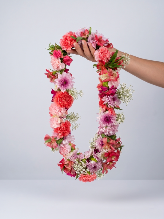 Graduation Lei Hawaii "Fresh Pink Floral Lei "