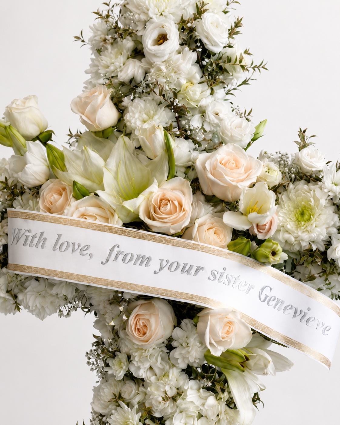 Custom Funeral Ribbon