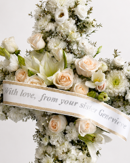 Custom Funeral Ribbon