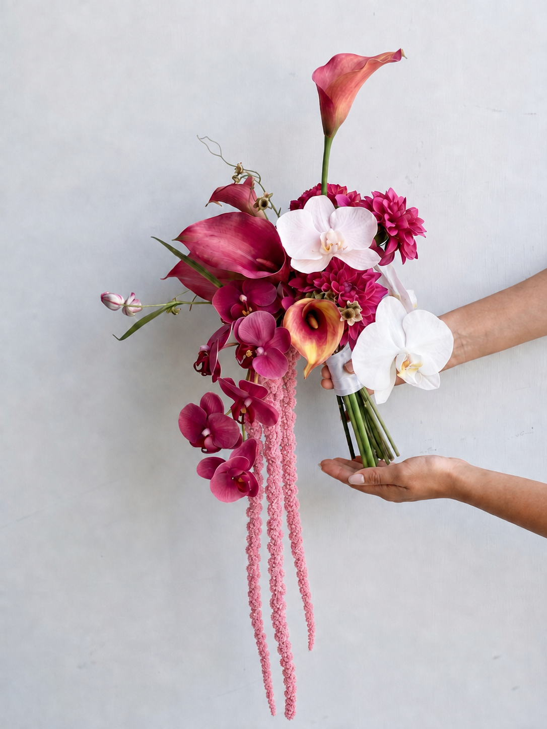 Luxury Phalaenopsis Orchid Bridal Bouquet