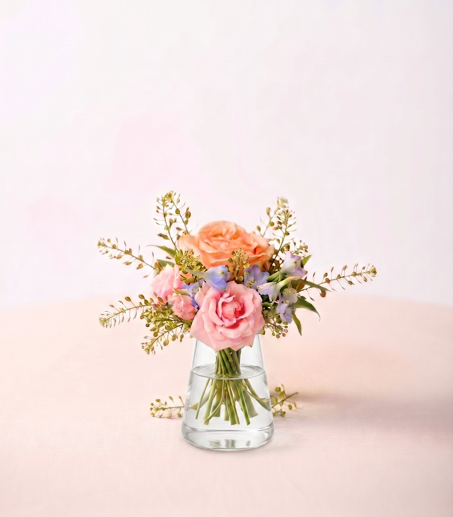 Wedding Rehearsal Dinner Table Centerpiece | Graduation Party Flower Arrangement