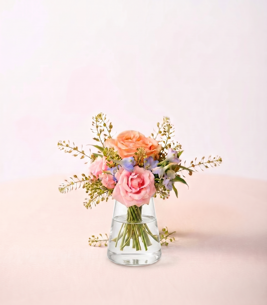 Wedding Rehearsal Dinner Table Centerpiece | Graduation Party Flower Arrangement