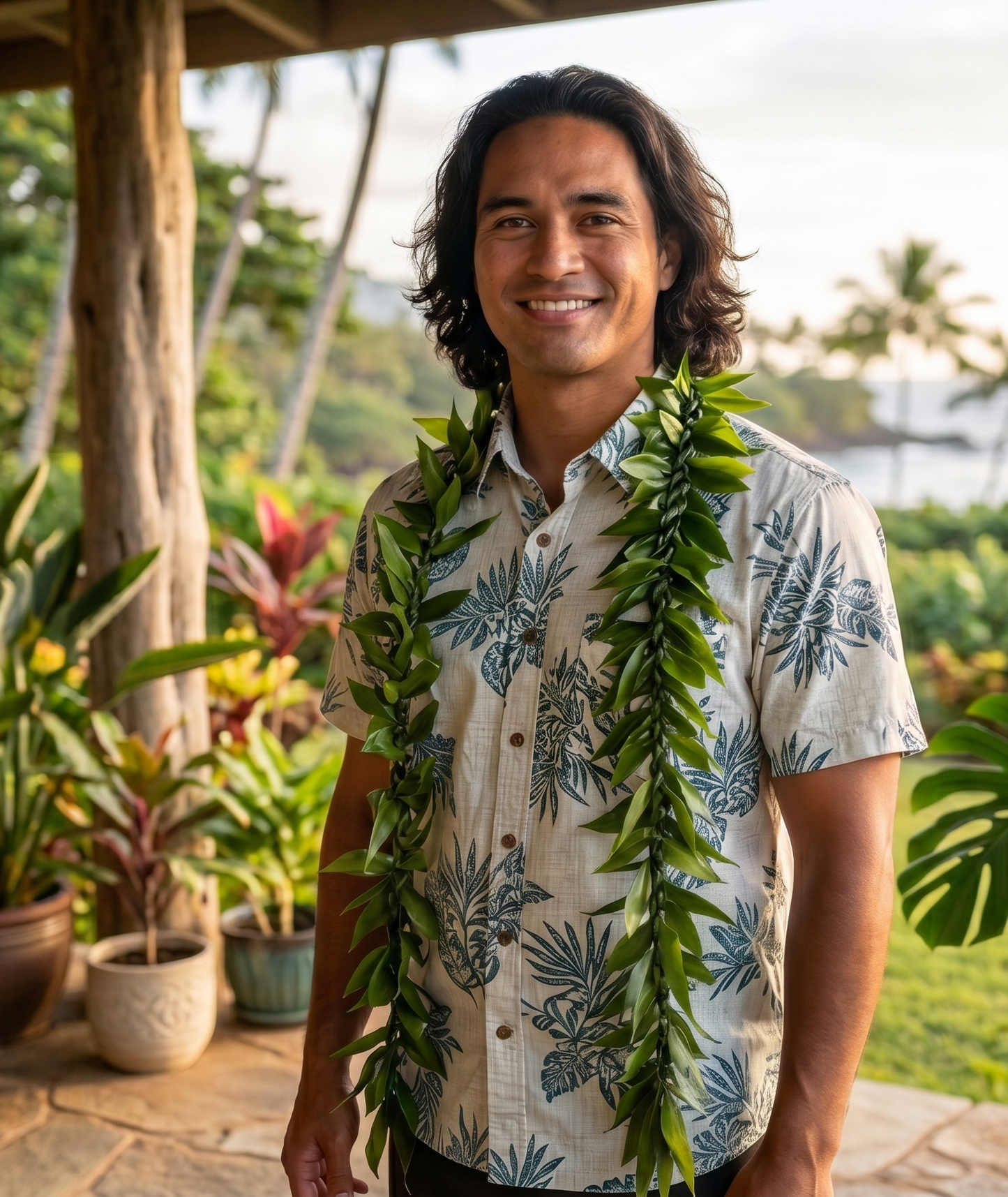 Adult Ti Leaf Lei – Hawaiian Lei for Graduation & Celebrations