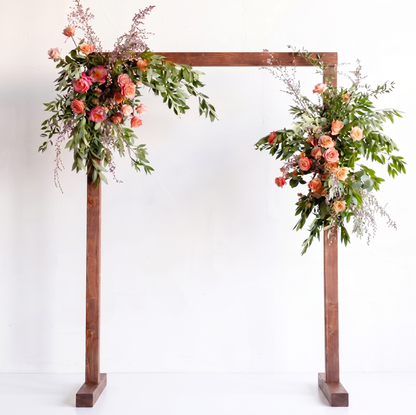 Two-Piece Wedding Arch Flower Set | Garden Style Ceremony Flowers hawaii