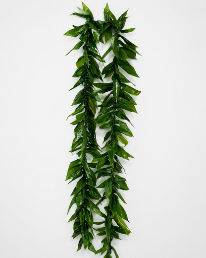 Wedding Maile-Style Ti Leaf Lei