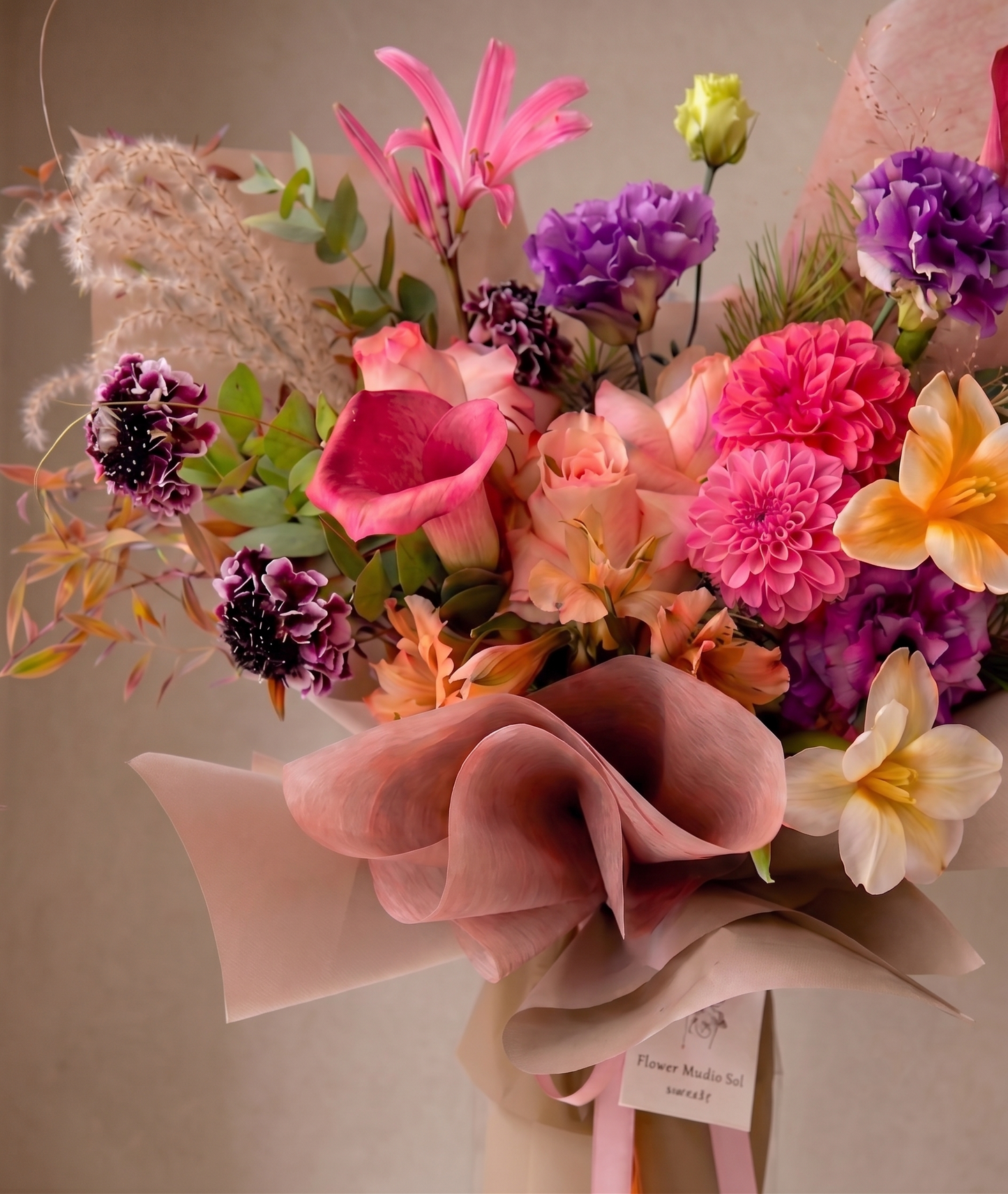 Luxury Korean-Style Wrapped Bouquet